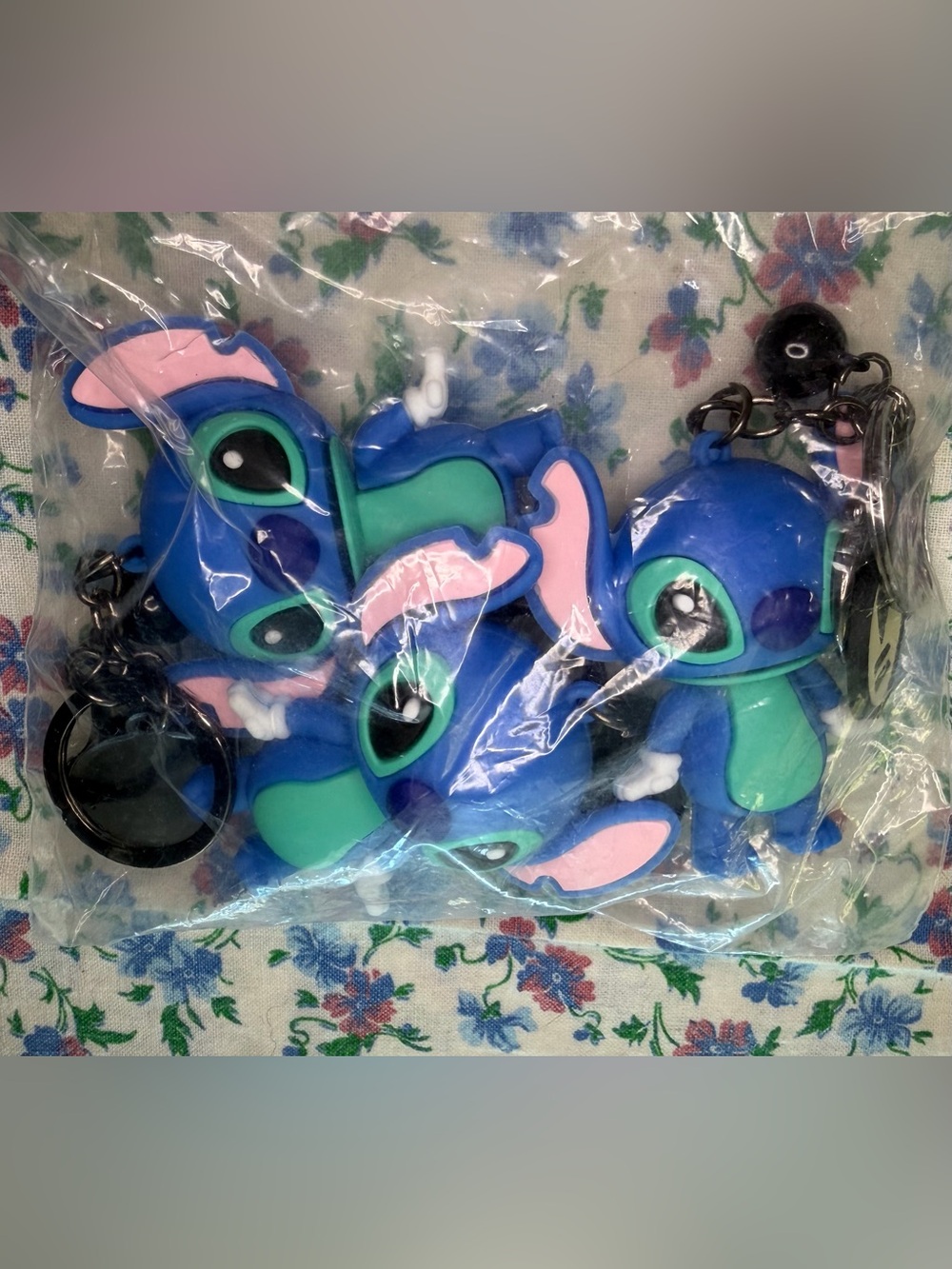 Stitch Keychains Set Of 3